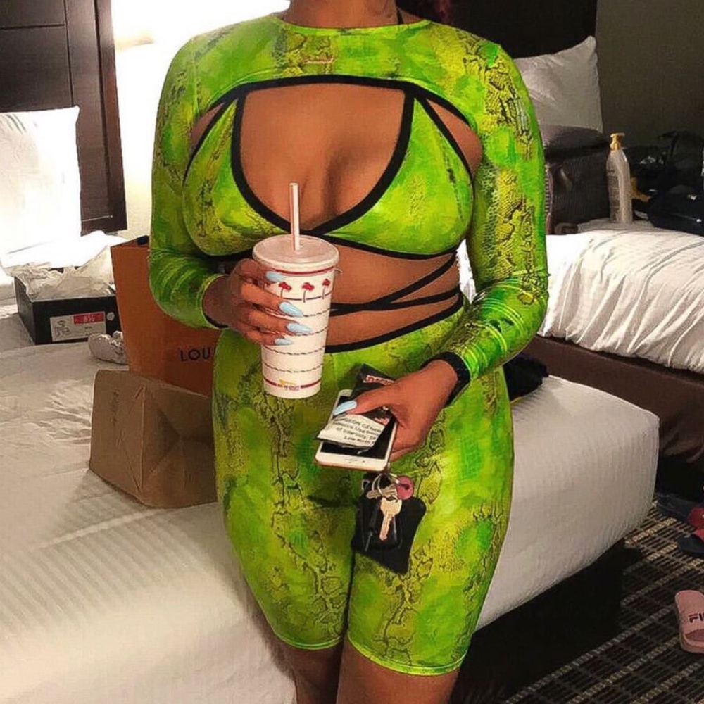 3-piece Lime Green Set